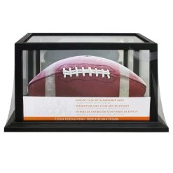 Buy 😍 Black Football Display Case With Mirrored Back by Studio Décor® by Studio Decor ⭐