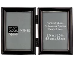 Best Sale ❤️ Black Hinged 2-Opening Mini Frame By Studio Décor® by Studio Decor ⌛ 3 Best Sale ❤️ Black Hinged 2-Opening Mini Frame By Studio Décor® by Studio Decor ⌛ -Studio Decor shop 10051693