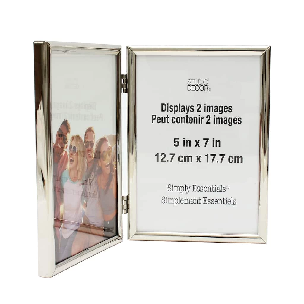 Flash Sale π€© Polished Silver Hinged Frame, 5" x 7", Simply Essentials™ By Studio Décor® by Studio Decor π 2 Flash Sale π€© Polished Silver Hinged Frame, 5" x 7", Simply Essentials™ By Studio Décor® by Studio Decor π - Image 2