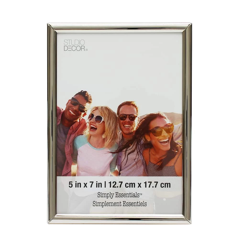 New ❤️ 12 Pack: Polished Silver Frame, 5" x 7", Simply Essentials™ By Studio Décor® by Studio Decor ⭐ 1 New ❤️ 12 Pack: Polished Silver Frame, 5" x 7", Simply Essentials™ By Studio Décor® by Studio Decor ⭐