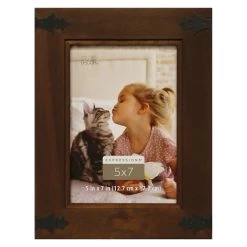 Best deal ⭐ 12 Pack: Dark Pine 5" x 7" Frame with Corner Accents, Expressions™ by Studio Décor® by Studio Decor 👍