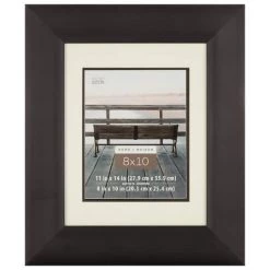 Hot Sale ⌛ 8" x 10" Scoop Frame With Mat, Home Collection by Studio Décor® by Studio Decor 🎁 -Studio Decor shop 10112330 1 1