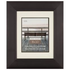 Buy 🎁 12 Pack: Black 8" x 10" Scoop Frame With Mat, Home Collection by Studio Décor® by Studio Decor 🤩