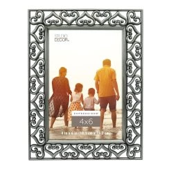 Brand new π 12 Pack: Pewter Hearts 4" x 6" Jeweled Frame, Expressions™ by Studio Décor® by Studio Decor π§¨