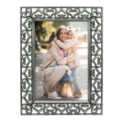 Brand new 😍 12 Pack: Pewter Hearts 4" x 6" Jeweled Frame, Expressions™ by Studio Décor® by Studio Decor 🧨 -Studio Decor shop 10114019 4