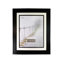 Flash Sale 🛒 Wide Black Frame, 20" x 24" With 16" x 20" Mat, Home Collection By Studio Décor® by Studio Decor 🛒