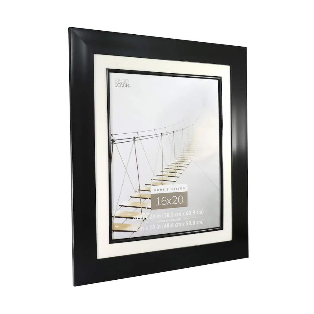 Flash Sale π Wide Black Frame, 20" x 24" With 16" x 20" Mat, Home Collection By Studio Décor® by Studio Decor π 3 Flash Sale π Wide Black Frame, 20" x 24" With 16" x 20" Mat, Home Collection By Studio Décor® by Studio Decor π - Image 3