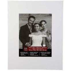 Budget 🧨 16" x 20" Mat by Studio Décor®, 10" x 13" Opening, White by Studio Decor 🔥