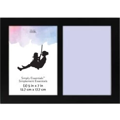 Buy 😍 2 Opening Black 5" x 7" Frame, Simply Essentials™ by Studio Décor® by Studio Decor 🔥