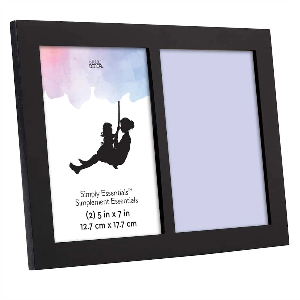 Deals π€© 12 Pack: 2 Opening Black 5" x 7" Frame, Simply Essentials™ by Studio Décor® by Studio Decor βοΈ 2 Deals π€© 12 Pack: 2 Opening Black 5" x 7" Frame, Simply Essentials™ by Studio Décor® by Studio Decor βοΈ - Image 2