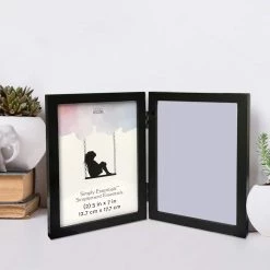 Coupon 🥰 12 Pack: 2 Opening Black 5" x 7" Hinged Frame, Simply Essentials™ by Studio Décor® by Studio Decor ✨ -Studio Decor shop 10138366 5
