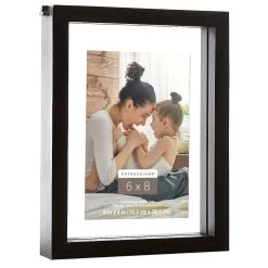 Deals ❤️ 12 Pack: Black Painted 6" x 8" Float Frame, Expressions™ by Studio Décor® by Studio Decor 😍 -Studio Decor shop 10156884 2