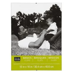 Flash Sale 🎉 12 Pack: Clear 12" x 16" Clip Frame, Basics By Studio Décor® by Studio Decor 😉