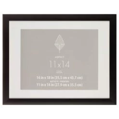 Budget π Black Frame with Mat, Aspect by Studio Décor® by Studio Decor β