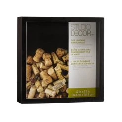 Buy ❤️ Black Top-Loading Shadowbox 12" x 12" by Studio Décor® by Studio Decor 🔔