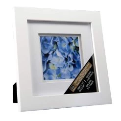 Best Sale ❤️ 8 Pack: White 5" x 5" Gallery Frame with Double Mat by Studio Décor® by Studio Decor ⭐