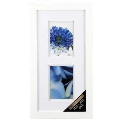 New 🌟 White 2-Opening Gallery Frame with Double Mat by Studio Décor® by Studio Decor 😍