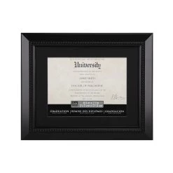Best Pirce 🔔 Black 8.5" x 11" Document Frame with Mat by Studio Décor® by Studio Decor 👏