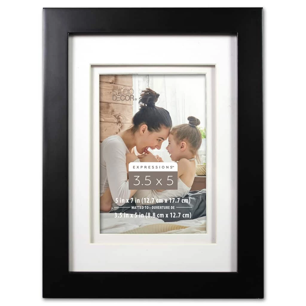 Flash Sale π 12 Pack: Black 3.5" x 5" Frame with Double Mat, Expressions™ by Studio Décor® by Studio Decor 𧨠1 Flash Sale π 12 Pack: Black 3.5" x 5" Frame with Double Mat, Expressions™ by Studio Décor® by Studio Decor π§¨