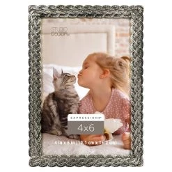 Cheapest π 12 Pack: Silver Braid 4" x 6" Frame, Expressions™ by Studio Décor® by Studio Decor π