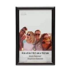 New 𧨠12 Pack: Black Curved Profile 4" x 6" Frame, Simply Essentials™ by Studio Décor® by Studio Decor π₯