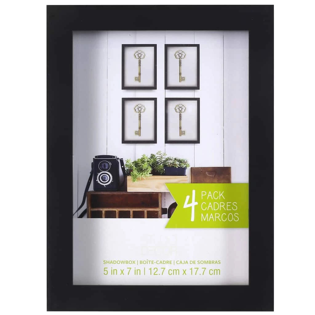 Cheapest π 12 Packs: 4 ct. (48 total) Black 5" x 7" Shadow Box by Studio Décor® by Studio Decor π 1 Cheapest π 12 Packs: 4 ct. (48 total) Black 5" x 7" Shadow Box by Studio Décor® by Studio Decor π