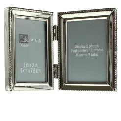 Promo β Metal Hinged 2-Opening Mini Frame by Studio Décor® by Studio Decor π