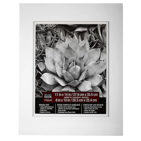 Best deal π€© 11" x 14" Raised Double Mat By Studio Décor®, 8" x 10" Opening by Studio Decor β 3 Best deal π€© 11" x 14" Raised Double Mat By Studio Décor®, 8" x 10" Opening by Studio Decor β - Image 3