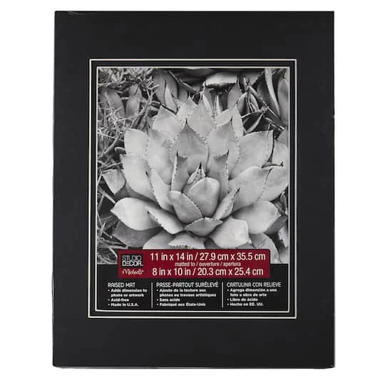 Best deal π€© 11" x 14" Raised Double Mat By Studio Décor®, 8" x 10" Opening by Studio Decor β 2 Best deal π€© 11" x 14" Raised Double Mat By Studio Décor®, 8" x 10" Opening by Studio Decor β - Image 2