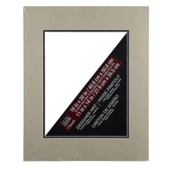 Outlet 🤩 16" x 20" Double Mat By Studio Décor®, 11" x 14" Opening by Studio Decor 💯 -Studio Decor shop 10248121 01