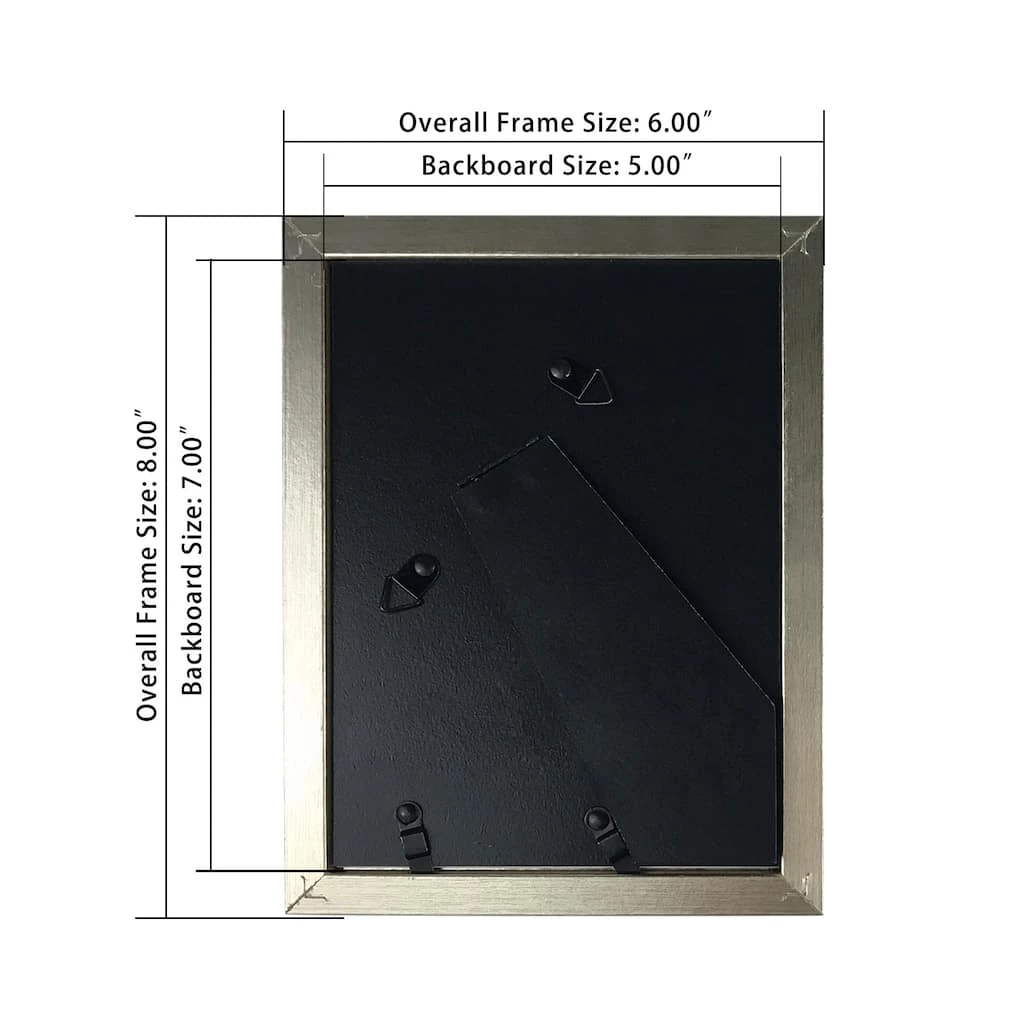 Flash Sale 🤩 Silver Foil Frame With Mat, Simply Essentials™ By Studio Décor® by Studio Decor 🤩 4 Flash Sale 🤩 Silver Foil Frame With Mat, Simply Essentials™ By Studio Décor® by Studio Decor 🤩 - Image 4