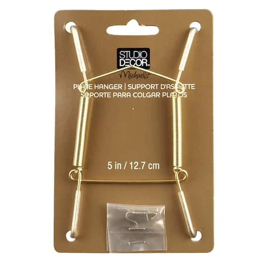 New 𧨠24 Pack: Brass Plate Hanger by Studio Décor® by Studio Decor π 2 New 𧨠24 Pack: Brass Plate Hanger by Studio Décor® by Studio Decor π - Image 2