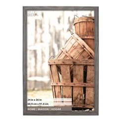 Deals 🎉 6 Pack: Gray 24" x 36" Barnwood Frame, Home Collection by Studio Décor® by Studio Decor 🔥