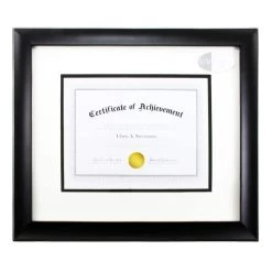 Brand new 🤩 Black Document Frame, 13" x 15.5" With 8.5" x 11" Double Mat by Studio Décor® by Studio Decor 💯
