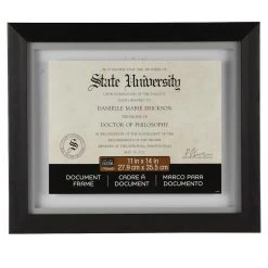 Deals 🌟 Black 11" x 14" Document Float Frame by Studio Décor® by Studio Decor 💯