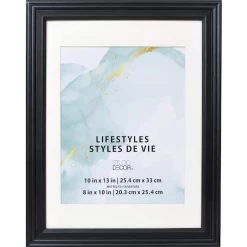Hot Sale 😀 Black Frame With Mat, Lifestyles™ by Studio Décor® by Studio Decor 🌟 -Studio Decor shop 10333091 1 1