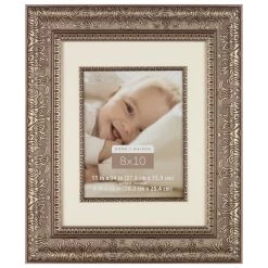 Best reviews of 👏 8 Pack: Silver 8" x 10" Floral Frame with Mat, Home Collection by Studio Décor® by Studio Decor ✔️