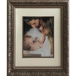 Brand new 😀 4 Pack: Silver Floral Frame with Mat, Home Collection by Studio Décor® by Studio Decor 🤩