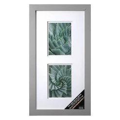 New 😀 Gray 2-Opening Gallery Frame with Double Mat by Studio Décor® by Studio Decor ⌛