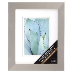 Best Sale ⌛ Grey Gallery Frame with Double Mat by Studio Décor® by Studio Decor ⭐