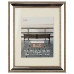 Buy 😀 8 Pack: Mirrored Beaded 8" x 10" Frame with Mat, Home by Studio Décor® by Studio Decor 🧨