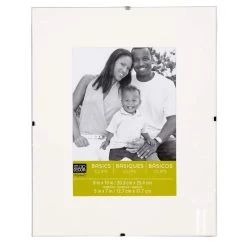 Hot Sale 👏 12 Pack: White 5" x 7" Clip Frame with Mat, Basics by Studio Décor® by Studio Decor ⌛