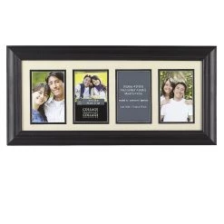 Flash Sale 😍 6 Pack: 4 Opening Black Laroche 4" x 6" Collage Frame with Mat by Studio Décor® by Studio Decor ⭐