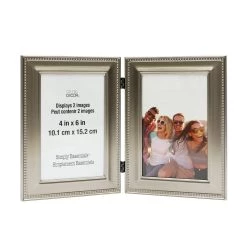 Best Sale 🔔 Antique Pewter Hinged Frame, 4" x 6", Simply Essentials™ By Studio Décor® by Studio Decor ⌛