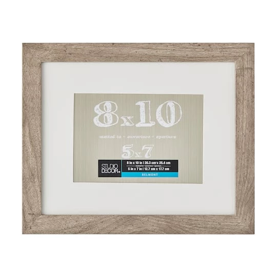 Budget ⭐ Gray Belmont Frame With Mat By Studio Décor® by Studio Decor ✨ 4 Budget ⭐ Gray Belmont Frame With Mat By Studio Décor® by Studio Decor ✨ - Image 4