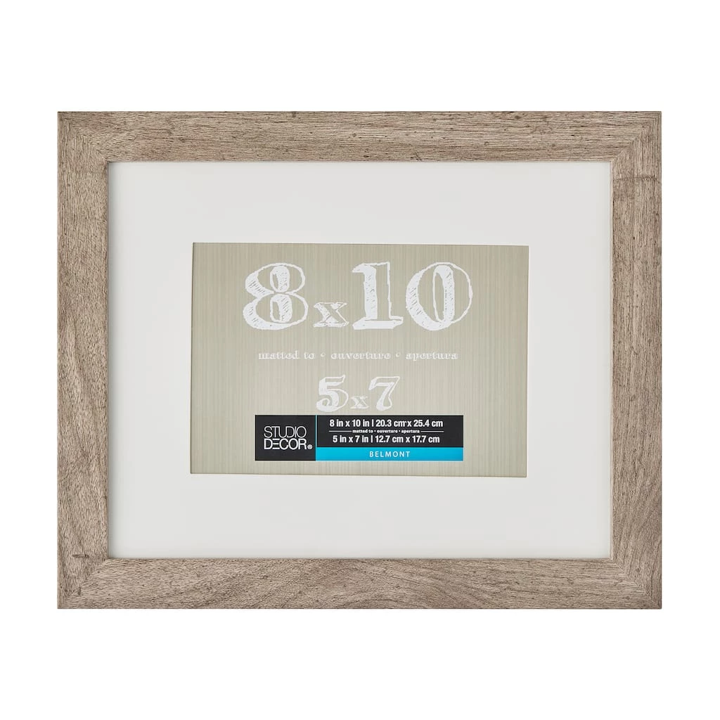 Budget ⭐ Gray Belmont Frame With Mat By Studio Décor® by Studio Decor ✨ 1 Budget ⭐ Gray Belmont Frame With Mat By Studio Décor® by Studio Decor ✨