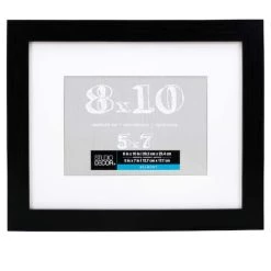 Buy 🎉 Black Belmont Frame With Mat by Studio Décor® by Studio Decor 🤩 -Studio Decor shop 10392855 1