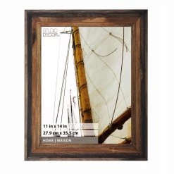 Hot Sale 🔔 Black & Espresso Plank 11" x 14" Frame, Home by Studio Décor® by Studio Decor 🎁