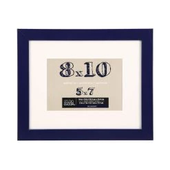 Budget ⌛ Navy Belmont Frame With Mat By Studio Décor® by Studio Decor ✨