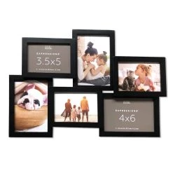 Outlet π 12 Pack: 6 Opening Black Collage Frame, Expressions™ by Studio Décor® by Studio Decor π₯°